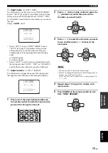 Preview for 77 page of Yamaha HTR-N5060 Owner'S Manual