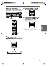 Preview for 31 page of Yamaha HTR5540OM Owner'S Manual