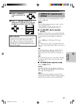 Preview for 45 page of Yamaha HTR5540OM Owner'S Manual