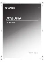 Preview for 1 page of Yamaha HTR5930B Owner'S Manual