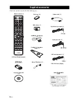 Предварительный просмотр 8 страницы Yamaha HTY-7030 Owner'S Manual