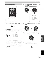 Предварительный просмотр 75 страницы Yamaha HTY-7030 Owner'S Manual