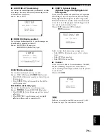 Предварительный просмотр 81 страницы Yamaha HTY-7030 Owner'S Manual