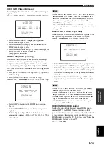 Preview for 89 page of Yamaha HTY-7040 Owner'S Manual