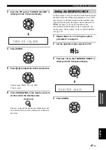 Preview for 99 page of Yamaha HTY-7040 Owner'S Manual