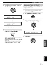 Preview for 101 page of Yamaha HTY-7040 Owner'S Manual