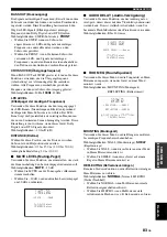 Preview for 321 page of Yamaha HTY-7040 Owner'S Manual