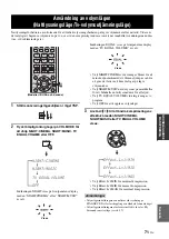 Preview for 427 page of Yamaha HTY-7040 Owner'S Manual