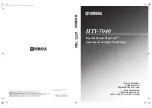 Preview for 711 page of Yamaha HTY-7040 Owner'S Manual