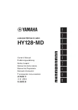 Yamaha HY128-MD Owner'S Manual preview