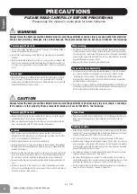 Preview for 4 page of Yamaha IM8-24 Owner'S Manual