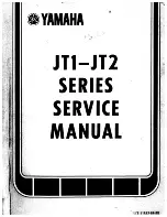 Yamaha JT1 Series Service Manual preview