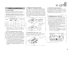 Preview for 9 page of Yamaha K-07 Owner'S Manual