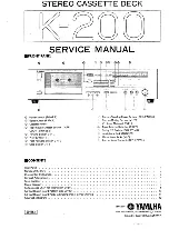 Yamaha K-200 Service Manual preview