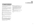 Предварительный просмотр 3 страницы Yamaha K-222 Owner'S Manual