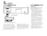 Предварительный просмотр 6 страницы Yamaha K-222 Owner'S Manual