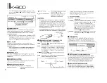 Предварительный просмотр 6 страницы Yamaha K-600 Owner'S Manual