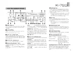 Предварительный просмотр 5 страницы Yamaha K-720 Owner'S Manual