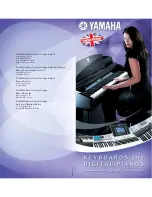 Yamaha Keyboards and Digital - Pianos Owner'S Manual предпросмотр