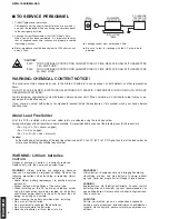 Предварительный просмотр 2 страницы Yamaha KMA-1000 Service Manual