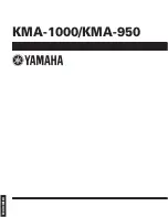 Предварительный просмотр 68 страницы Yamaha KMA-1000 Service Manual