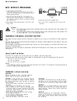 Предварительный просмотр 2 страницы Yamaha KMA-1080 Service Manual