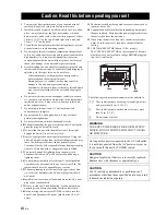 Предварительный просмотр 4 страницы Yamaha KMA-500 Owner'S Manual