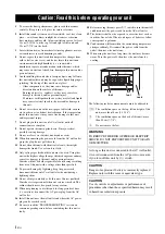 Предварительный просмотр 2 страницы Yamaha KMA-980 Owner'S Manual