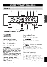 Предварительный просмотр 5 страницы Yamaha KMA-980 Owner'S Manual