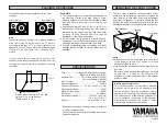 Preview for 2 page of Yamaha KMS-305 User Manual