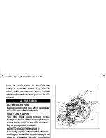 Предварительный просмотр 88 страницы Yamaha KODIAK 400 Ultramatic 4x4 Owner'S Manual