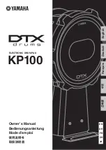 Yamaha KP100 Owner'S Manual preview