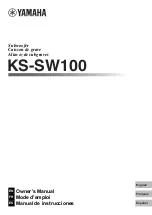 Preview for 1 page of Yamaha KS-SW100 Owner'S Manual