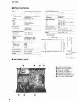 Preview for 4 page of Yamaha KX-1200 Service Manual