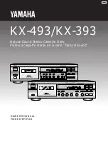 Yamaha KX-393 Owner'S Manual предпросмотр