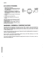 Предварительный просмотр 2 страницы Yamaha KX-670 Service Manual