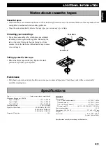 Предварительный просмотр 11 страницы Yamaha KX-E100 Owner'S Manual