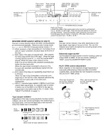 Preview for 6 page of Yamaha KX-W10 Owner'S Manual