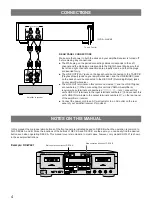 Предварительный просмотр 4 страницы Yamaha KX-W321 Owner'S Manual