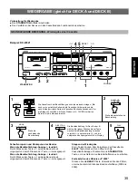 Предварительный просмотр 35 страницы Yamaha KX-W321 Owner'S Manual