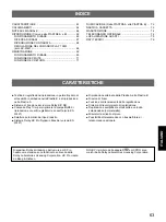 Предварительный просмотр 63 страницы Yamaha KX-W321 Owner'S Manual