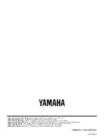 Предварительный просмотр 107 страницы Yamaha KX-W321 Owner'S Manual