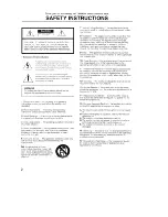 Preview for 2 page of Yamaha KX-W382 Owner'S Manual