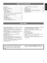 Preview for 3 page of Yamaha KX-W392 Owner'S Manual