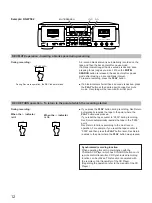 Preview for 12 page of Yamaha KX-W392 Owner'S Manual