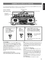 Preview for 15 page of Yamaha KX-W392 Owner'S Manual