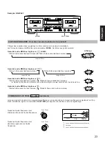 Preview for 23 page of Yamaha KX-W421 Owner'S Manual