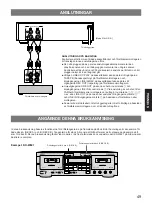 Preview for 49 page of Yamaha KX-W421 Owner'S Manual