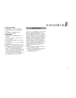 Предварительный просмотр 23 страницы Yamaha KX-W900U Owner'S Manual