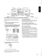 Preview for 15 page of Yamaha KX-W952 Owner'S Manual